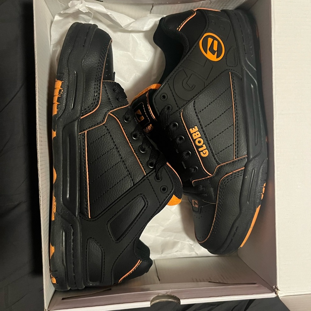 Globe Men's Athletic Shoes - Black and Orange